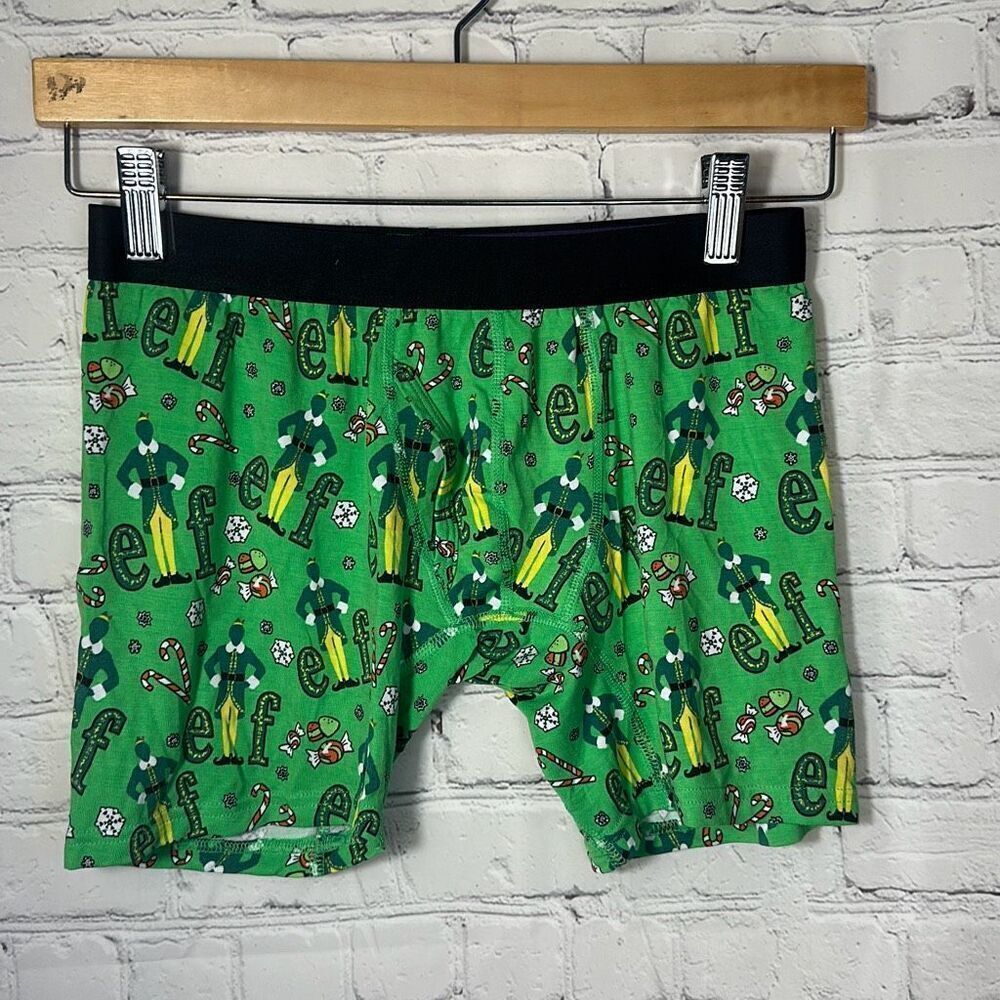 MeUndies Christmas Elf Mens boxer briefs Modal Stretch Small NEW without tags‎